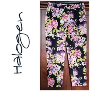 Halogen "Taylor Fit" Floral Petite Slacks - Sz 2P